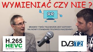 Czy trzeba wymienić kilkuletni telewizor 4K  Sony, LG, Samsung, TCL DVB-T2 HEVC H.265 SPRAWDZAM TV