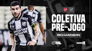 Vila Nova x Ceará | Coletiva pré-jogo Richardson