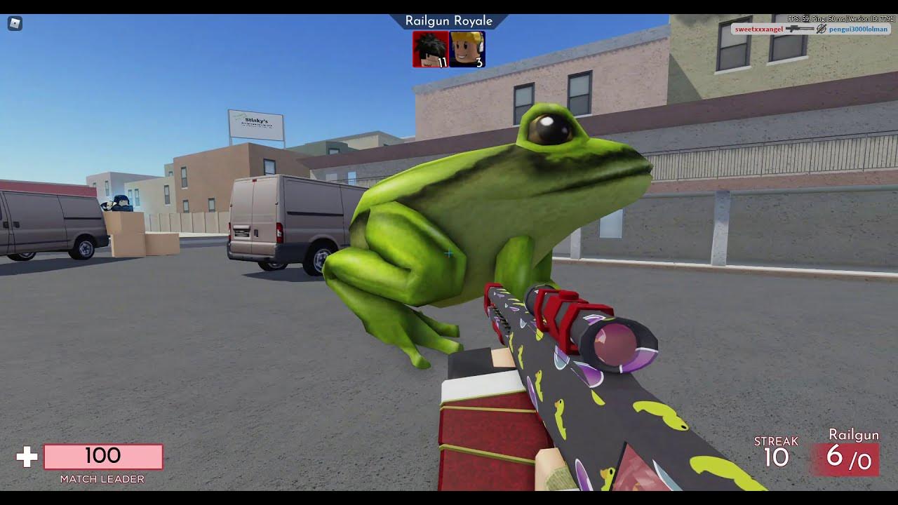 How to get the froggy skin in Roblox Arsenal YouTube
