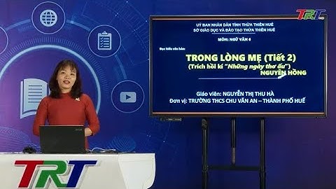 Ngữ văn lớp 6 ( SP HCM )- Văn bản: Trong lòng mẹ (Tiết 2)