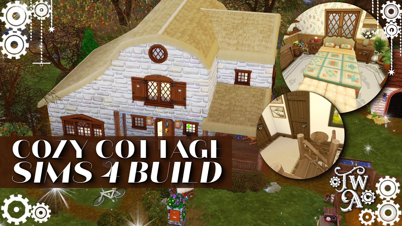 Cozy Cottage Sims 4 Speed Build | ⚙︎ The Wandering Automaton ⚙︎