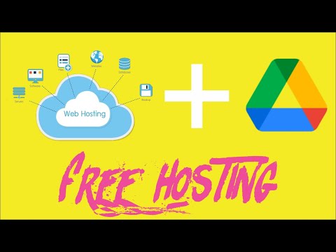 How to host a website in google drive for completely free