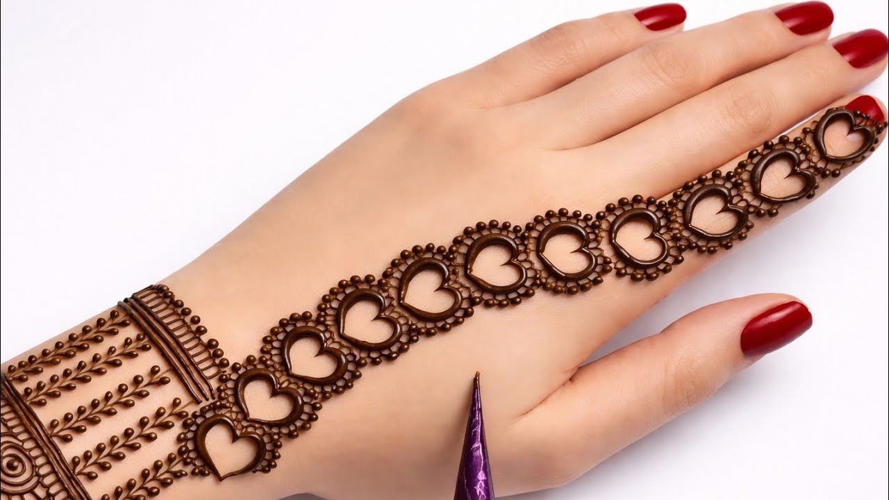 Latest back hand mehndi design 2026 | Simple and easy mehndi design | stylish back hand mehndi 