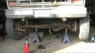 Dana 60 solid axle swap on a f-250 with dana44 TTB