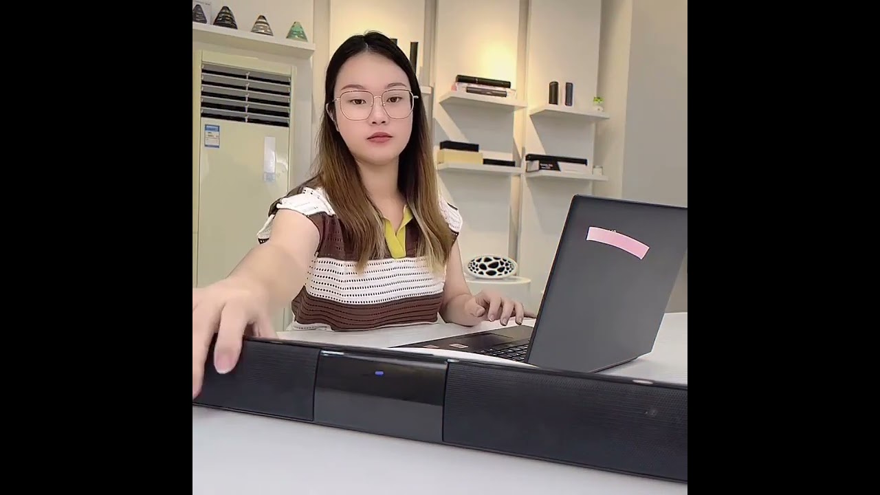 Soundbar Speakers, Bluetooth 5.3, Stereo Soundbar Surround Sound Hom