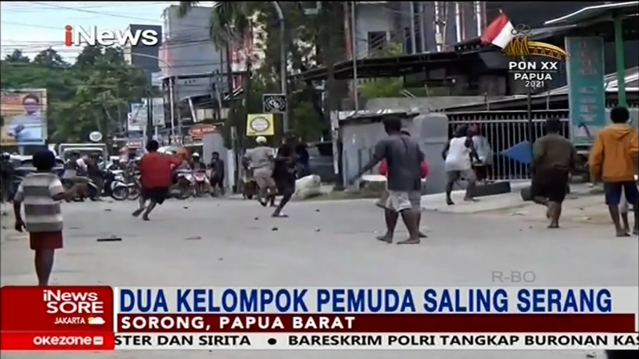 Diduga Salah Paham, Dua Kelompok Pemuda di Sorong, Papua Saling Serang #iNewsSore 06/10