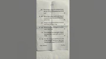 VBU UG Sem-4 ( PAPER-10) Maths honours 2020-23#vbu #shorts #question #university #vbu