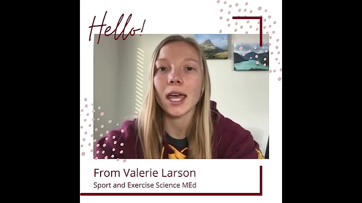 Valerie Larson, Sport and Exercise Science MEd