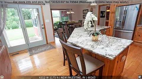 Priced at $630,000 - 4312 W 1175 N, New Palestine, IN 46163