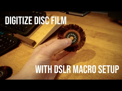 How To Digitize Old KodakFuji Disc Film With Dslr Macro Setup