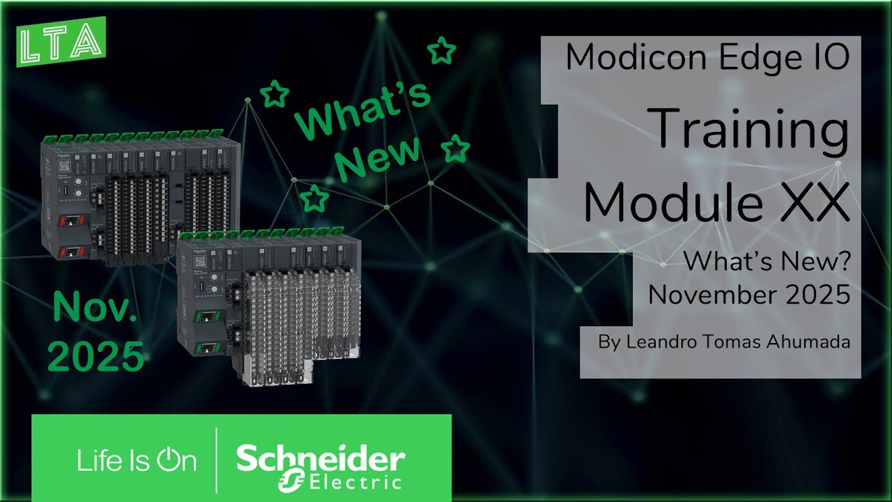 Обучение Modicon Edge I/O NTS — Что нового в ноябре 2025 г. (новая версия прошивки и программного...