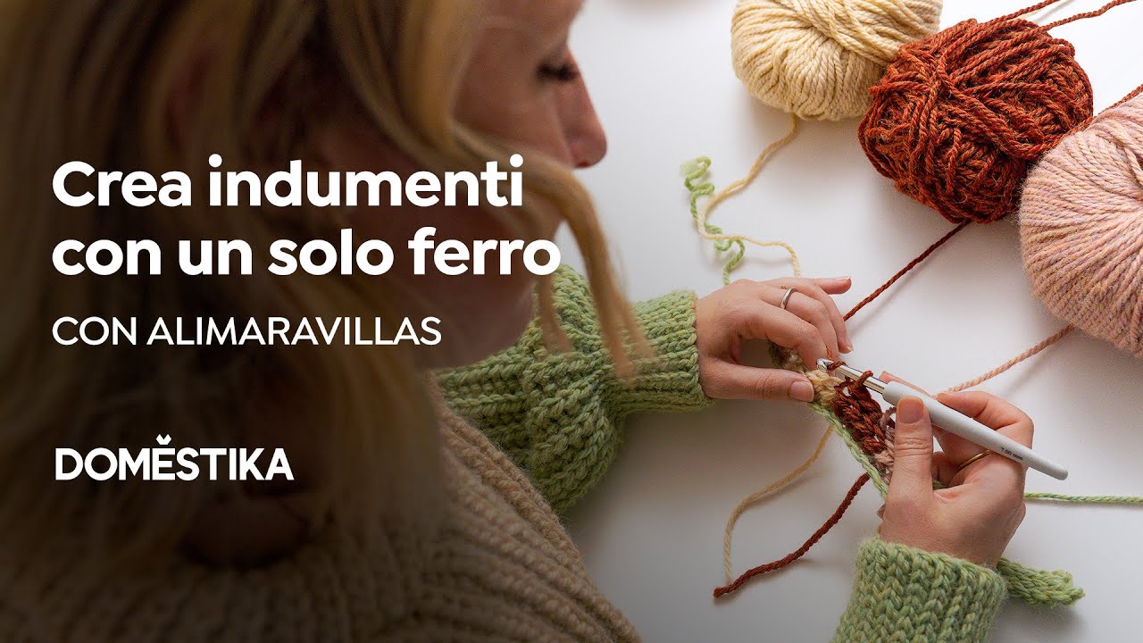 Domestika — Domestika: Learn to Create Clothing with Crochet (YouTube video ad)
