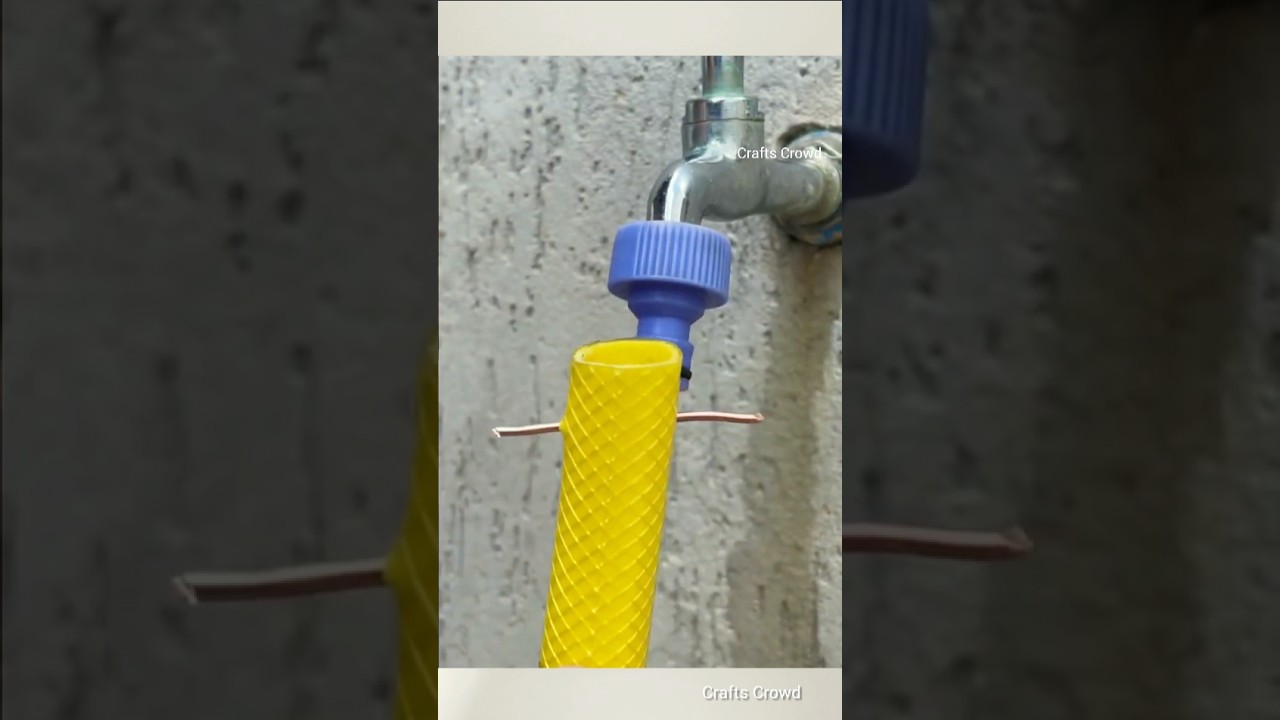 Process of connecting pipes to water taps