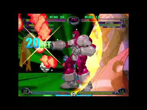 The Power of MvC2 Dhalsim's unfly mode! vs Magneto / Storm / Sentinel 9/6/23
