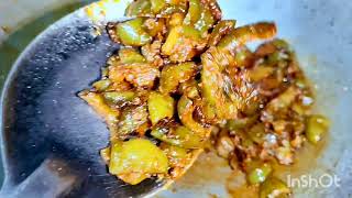 shimla mirch ki sabji ki recipe 😋