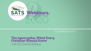 David DeSilva - The Apocrypha: What Every Christian Should Know