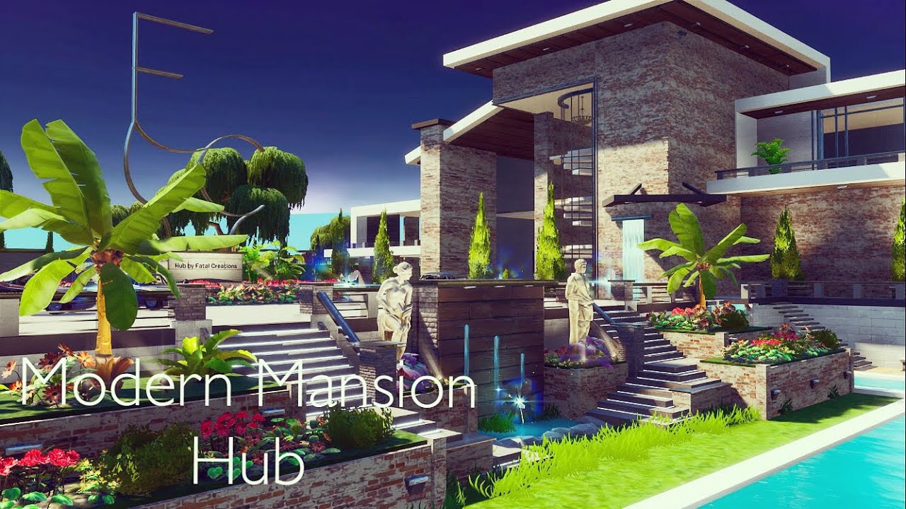 Modern Mansion Hub Hide Seek Fatal Creations Fortnite Creative Map Code