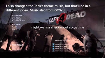 Left 4 Dead Judgment music custom main menu UI