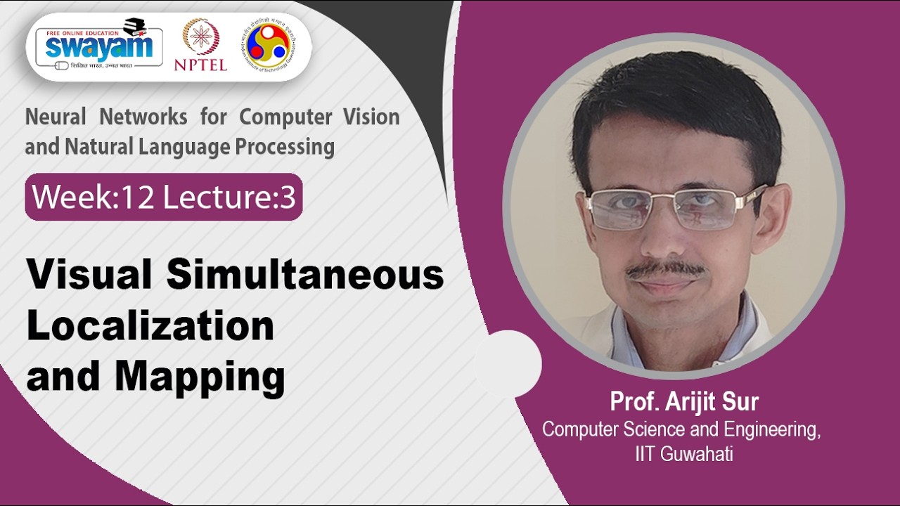Lec 46: Visual Simultaneous Localization and Mapping - YouTube