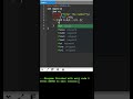 day 5 of 100 days challenges, right angle triangle asterisk in reverse order.#coding #gaming #shorts