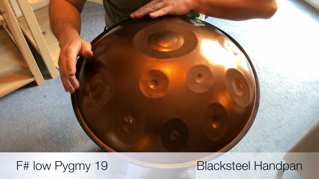 Handpan F# low Pygmy 19, Ember, 440 hrz 