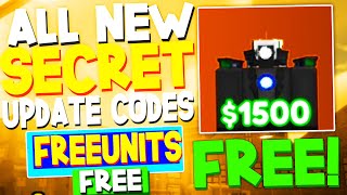 *NEW* ALL WORKING UPDATE CODES FOR BATHTUB TOWER DEFENSE! ROBLOX BATHTUB TOWER DEFENSE CODES!