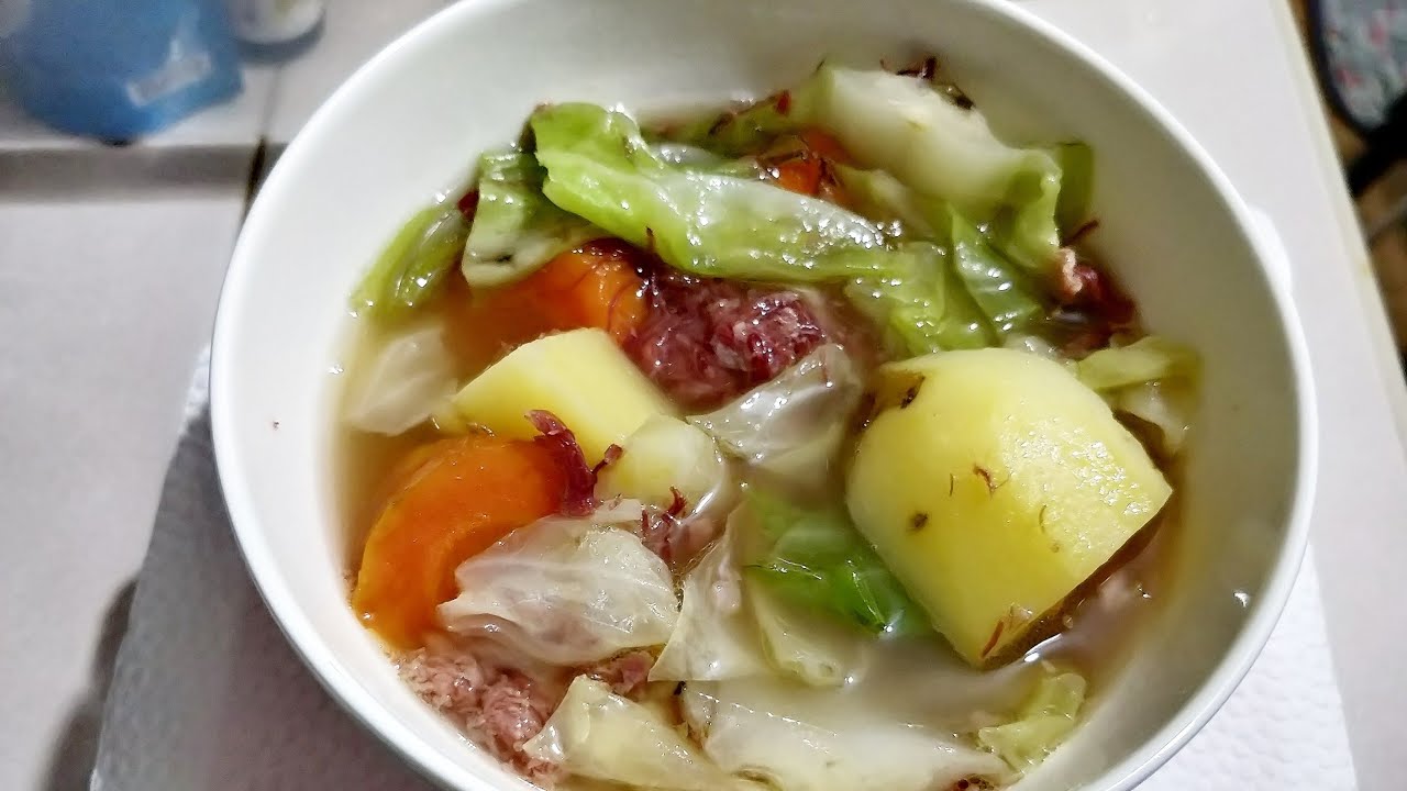 CORNED BEEF NILAGA easy lunch idea! YouTube