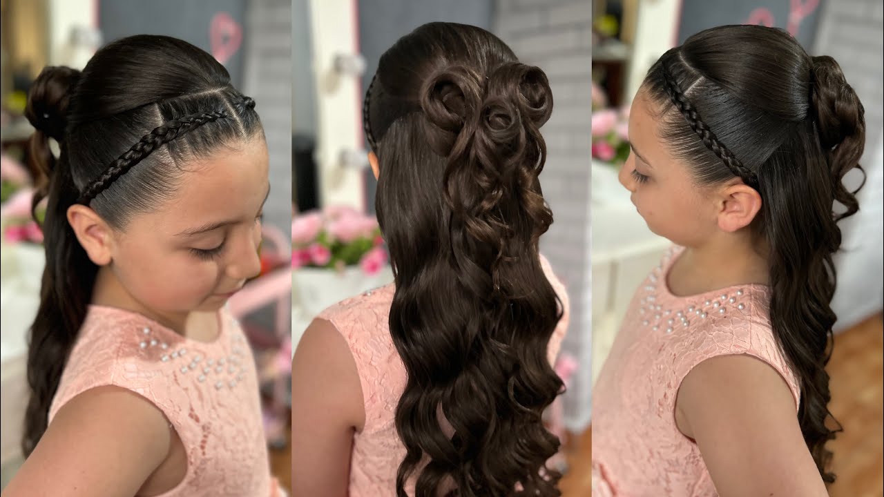 Peinado Elegante para niñas 🎀💕