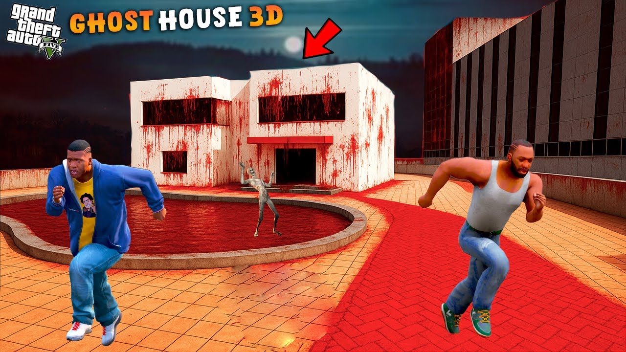 Franklin and Shinchan Save INDIAN BIKE DRIVING 3D House From Ghost In GTA 5 | Paradox FTW