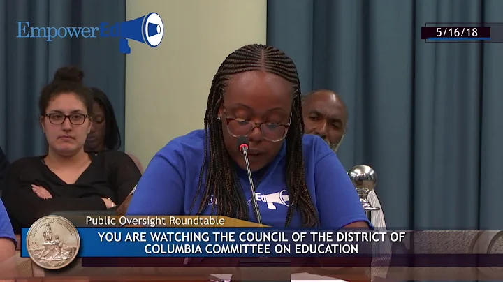 Erica Mitchell Testifies on Elementary School Disc...