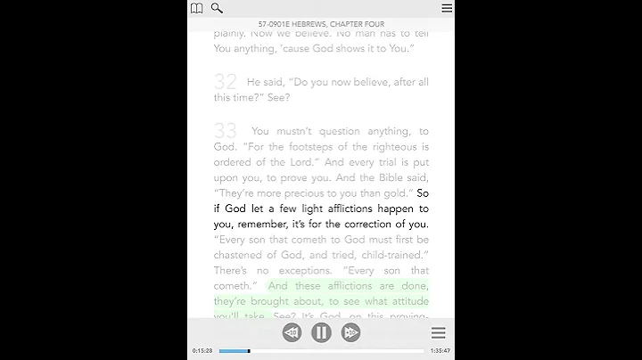 Attitude #2 - Healing Thoughts From The Sermon Of William Branham - Visual Read Along