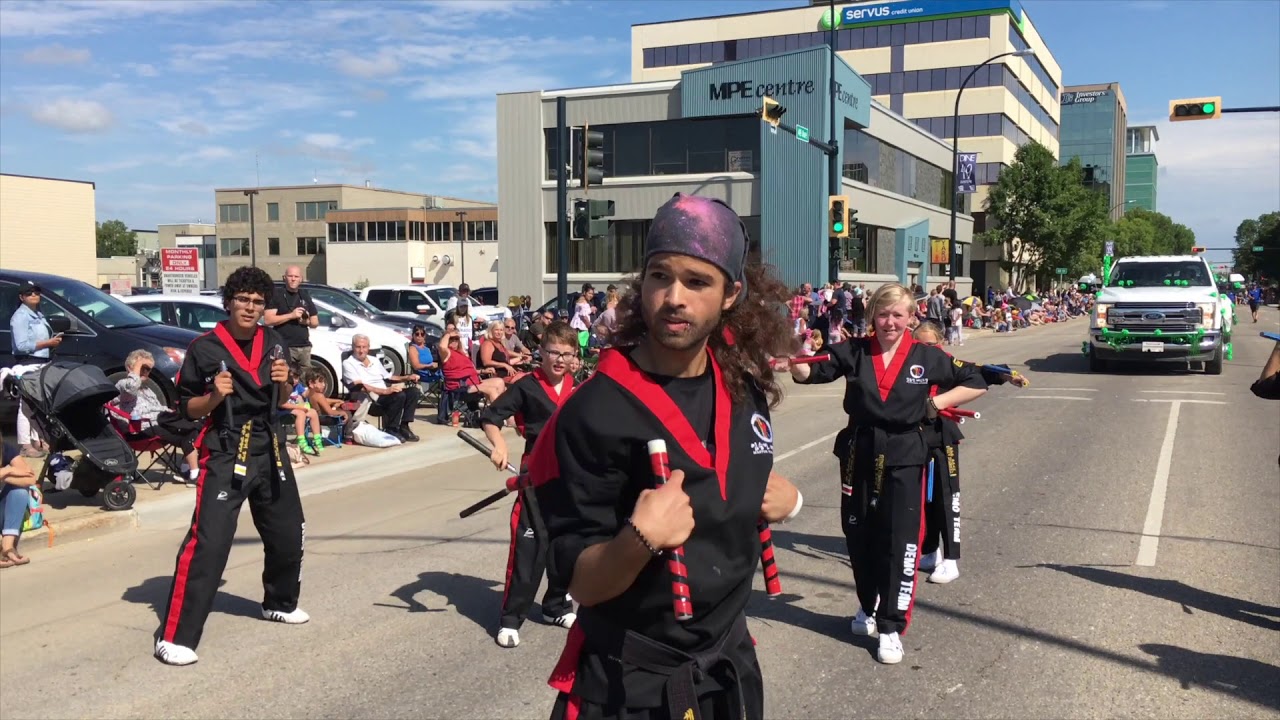 Taekwondo demo at Westerner days Parade 2018 in Red Deer YouTube
