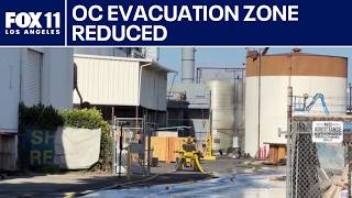 Evacuation zone reduced in Orange County