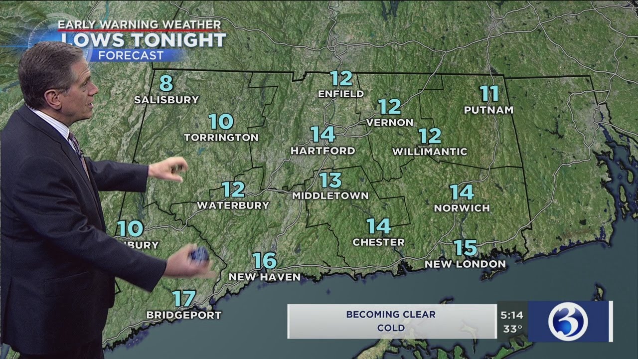 FORECAST: A cold end to the workweek before a weekend warm up - YouTube