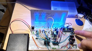 2 Shift Registers 74HC595 Cascading with LED Display