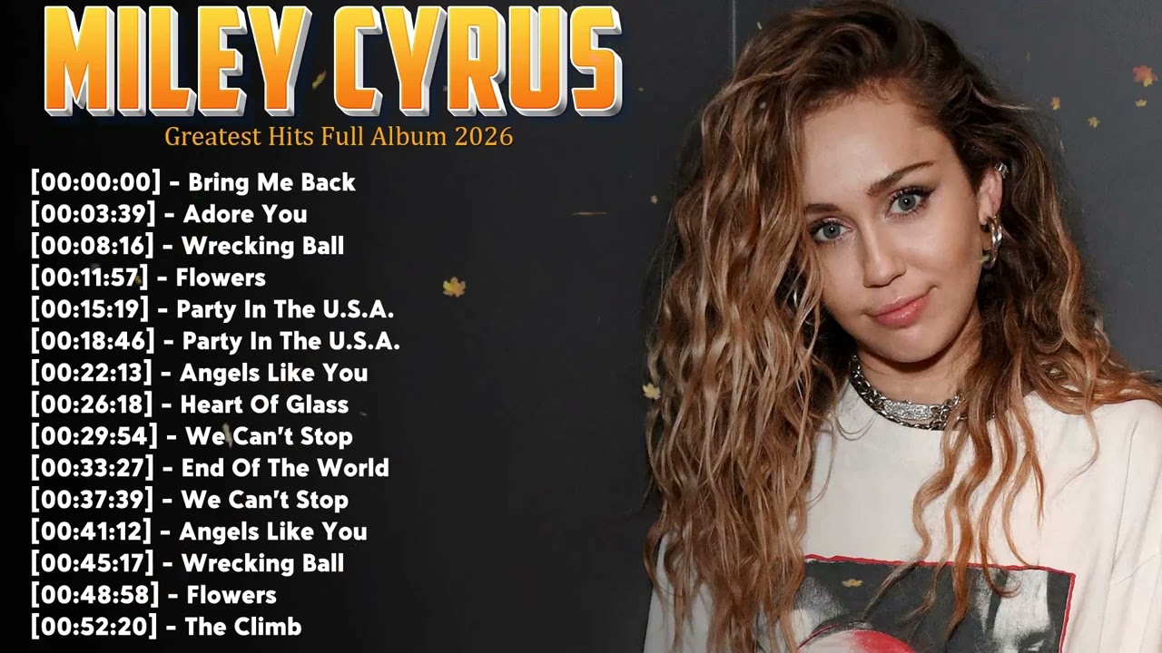 Miley Cyrus TikTok Songs 2026 – Viral Hits Trending Music Pop Playlist Nonstop