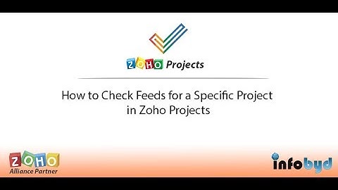 How to Check Feeds for a Specific Project inside Zoho Projects