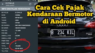 Cara Cek Pajak Kendaraan Bermotor di Android screenshot 5