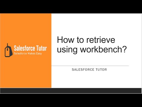 How to retrieve using workbench?