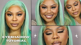 *Detailed* Cut Crease EyeShadow with Rhinestones