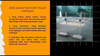 KUALITAS TERBAIK...!!! Tiang Net Volley Portable Terkuat Paling Bagus