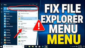 How to Fix File Explorer Dropdown Menu on Windows 11