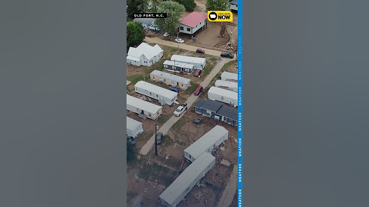 WATCH: Drone flies over North Carolina town and showcases hurricane Helene aftermath