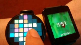 Android Wear Apps - Game Demo On Moto 360 & G Watch screenshot 5