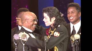 Video voorbeeld van "The Jackson 5 Acceptance Speech at the 1997 Rock & Roll Hall of Fame Induction Ceremony"