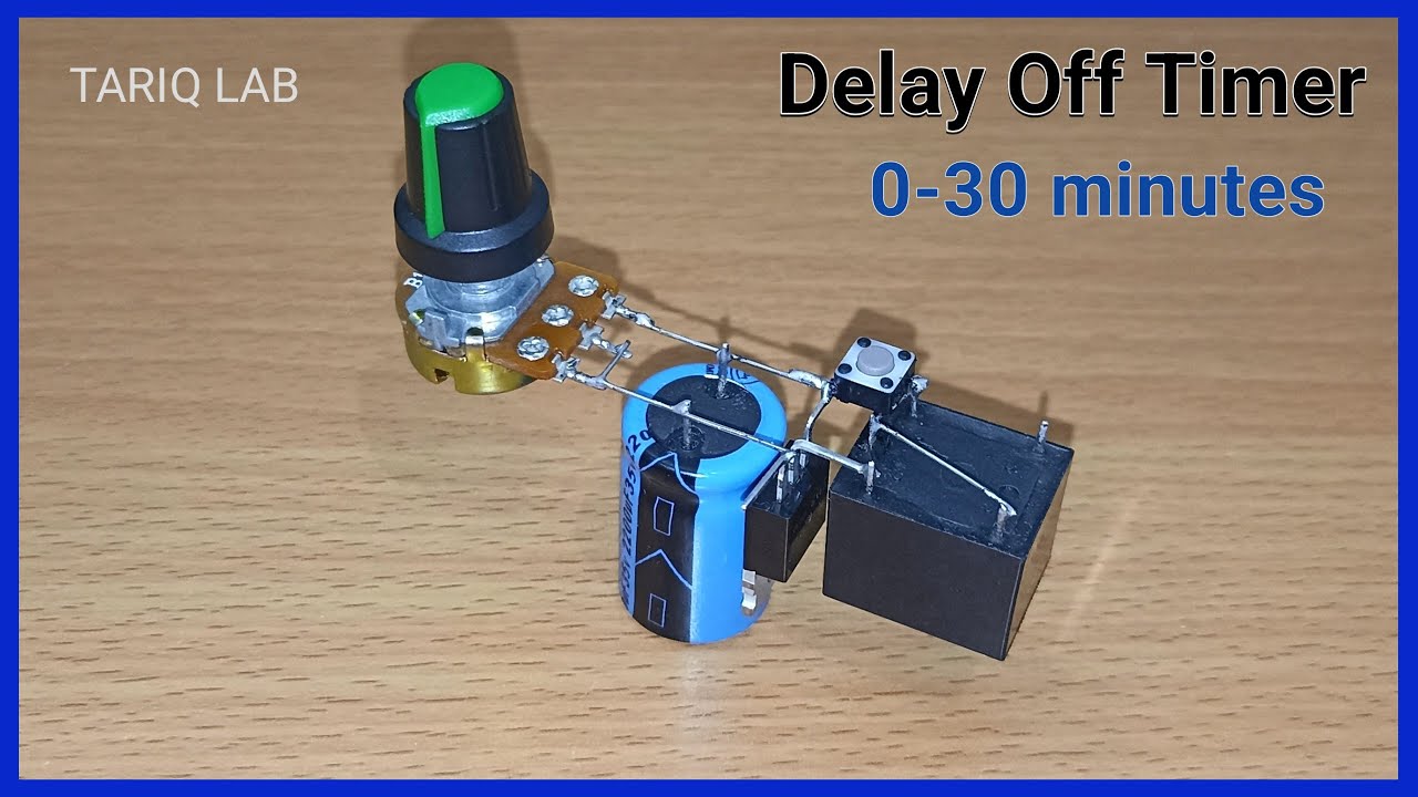 How To Make a Delay Off Timer - YouTube