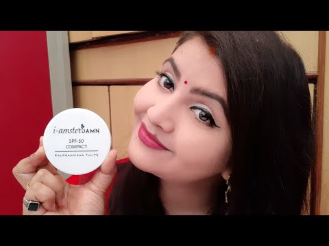 I Amsterdam spf 50 compact review | affordable face powder with sunscreen | compact for everyday |