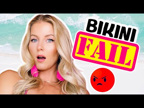 UNEXPECTED TRY-ON FAIL! 🙊 | Bikini Haul w/ Kat Wonders | Shein.com