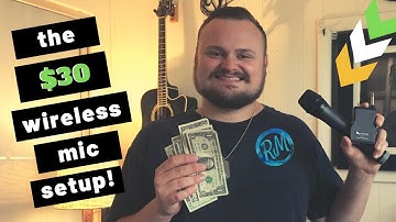 The $30 Wireless Microphone Setup!! // Fifine Wireless Microphone K025 Review
