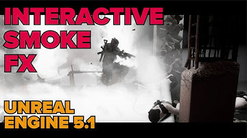 Interactive Smoke Effects in Unreal Engine 5 - Dynamic Fluid Simulation (Work in Progress by DNMN)